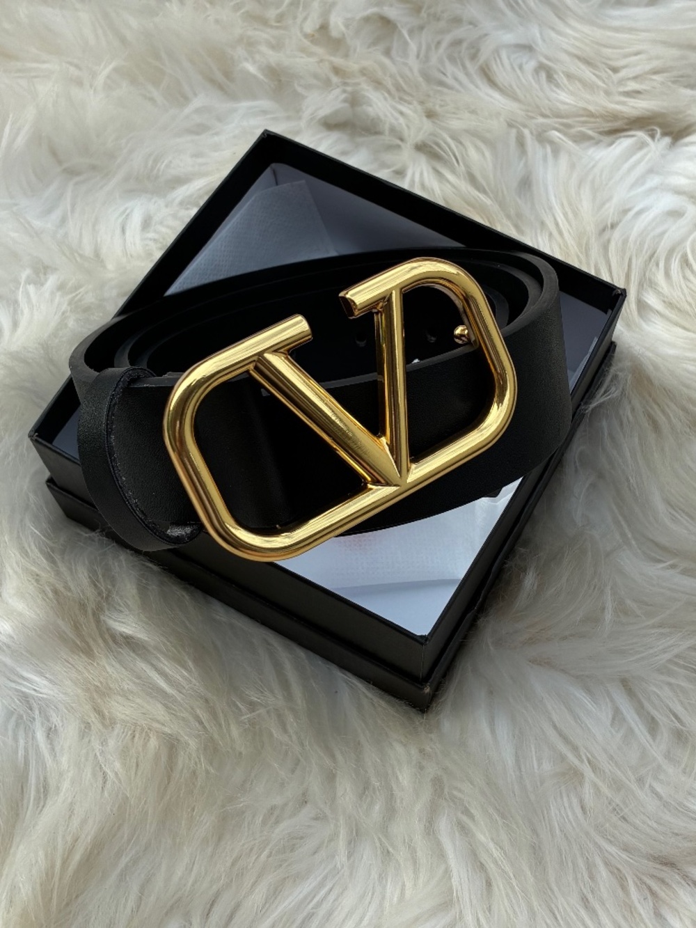 Valentino V-Logo Plaque Belt